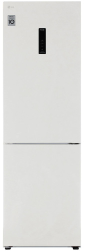 Холодильник с морозильником LG GC-B459AEMW бежевый
