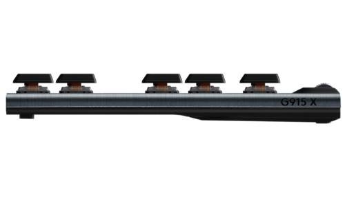 Клавиатура проводная + беспроводная Logitech G915 X LIGHTSPEED TKL Клавиатура проводная + беспроводная Logitech G915 X LIGHTSPEED TKL — Профиль корпуса и эргономика