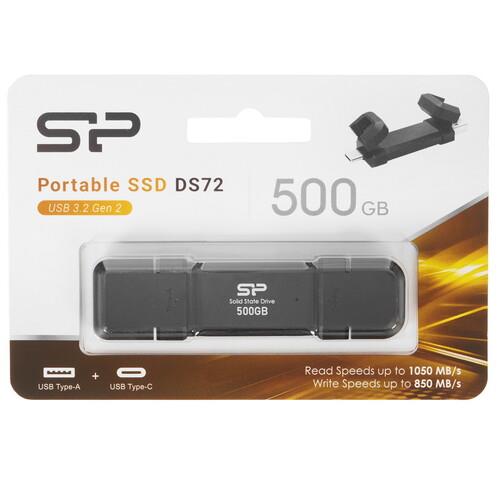 500 ГБ Внешний SSD Silicon Power DS72 [SP500GBUC3S72V1K]