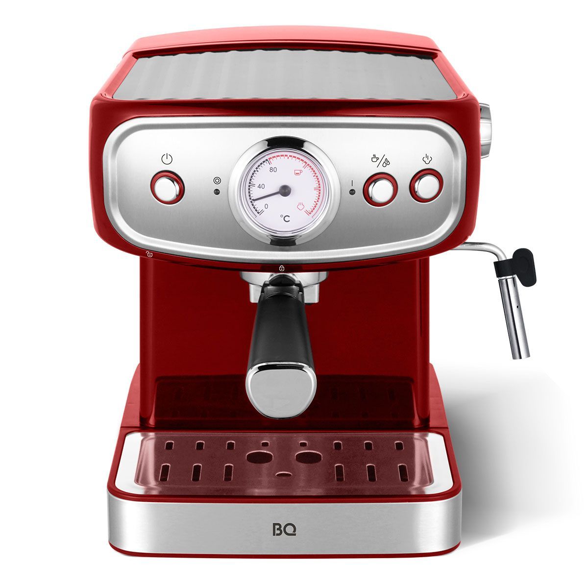 Кофеварка BQ CM1006 Red-Steel — фотография 2