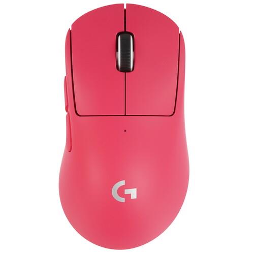 Мышь беспроводная/проводная Logitech PRO X SUPERLIGHT 2 DEX [910-007373] розовый