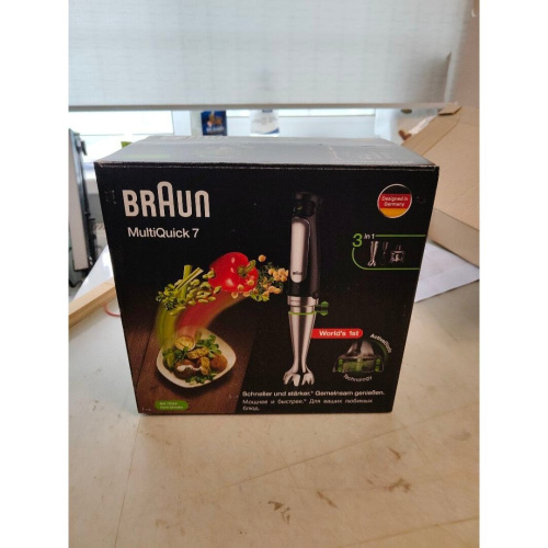 УЦ Блендер BRAUN MQ7035X (плохая упаковка, дефект литья на резервуаре, малые потертости на корпусе)