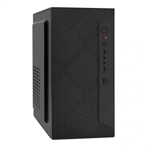 Корпус Exegate BAA-303-AAA450 (EX297998RUS) Minitower (mATX, БП AAA450 с вент. 8см, 2*USB, HD Audio, черный)