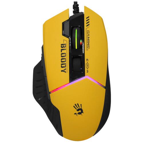 Мышь проводная A4Tech Bloody W95 Max Sports [W95 MAX SPORTS LIME] желтый