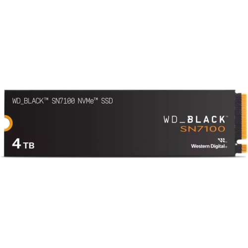 SSD Western Digital Black SN7100 (WDS400T4X0E) M2.2280 PCIe 4.0 4Tb, 7000MBs/6700MBs, TBW 2400, 1 year