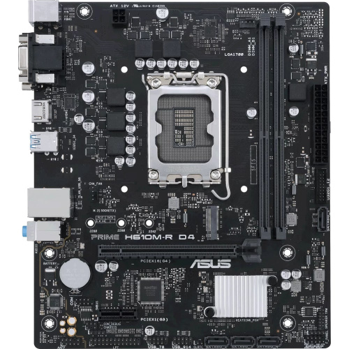 Материнская плата ASUS Prime H610M-R D4-SI (90MB1B40-M0ECY0)