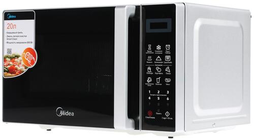 Микроволновая печь Midea EG820CXX серебристый Микроволновая печь Midea EG820CXX серебристый — Корпус и элементы управления