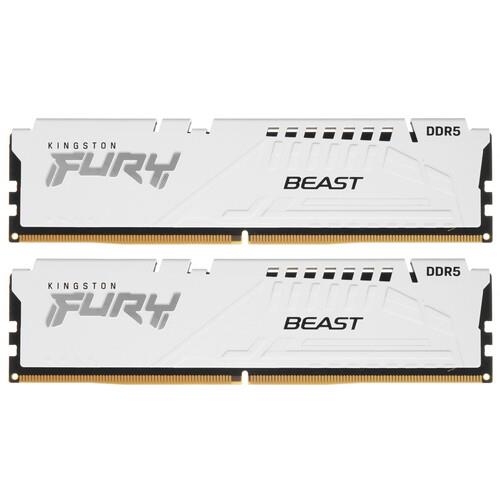Оперативная память Kingston FURY Beast White [KF556C40BWK2-32] 32 ГБ