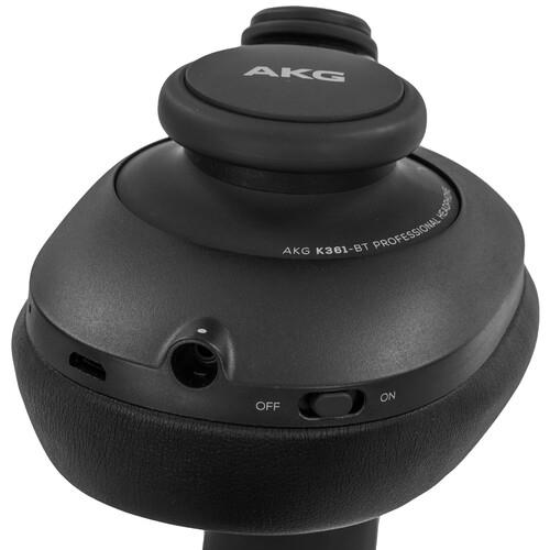 Беспроводные/проводные наушники AKG K361-BT черный — фото 5 Беспроводные/проводные наушники AKG K361-BT черный — фото 5