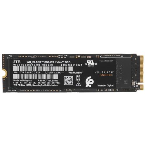 2000 ГБ M.2 NVMe накопитель WD Black SN850X [WDS200T2X0E]