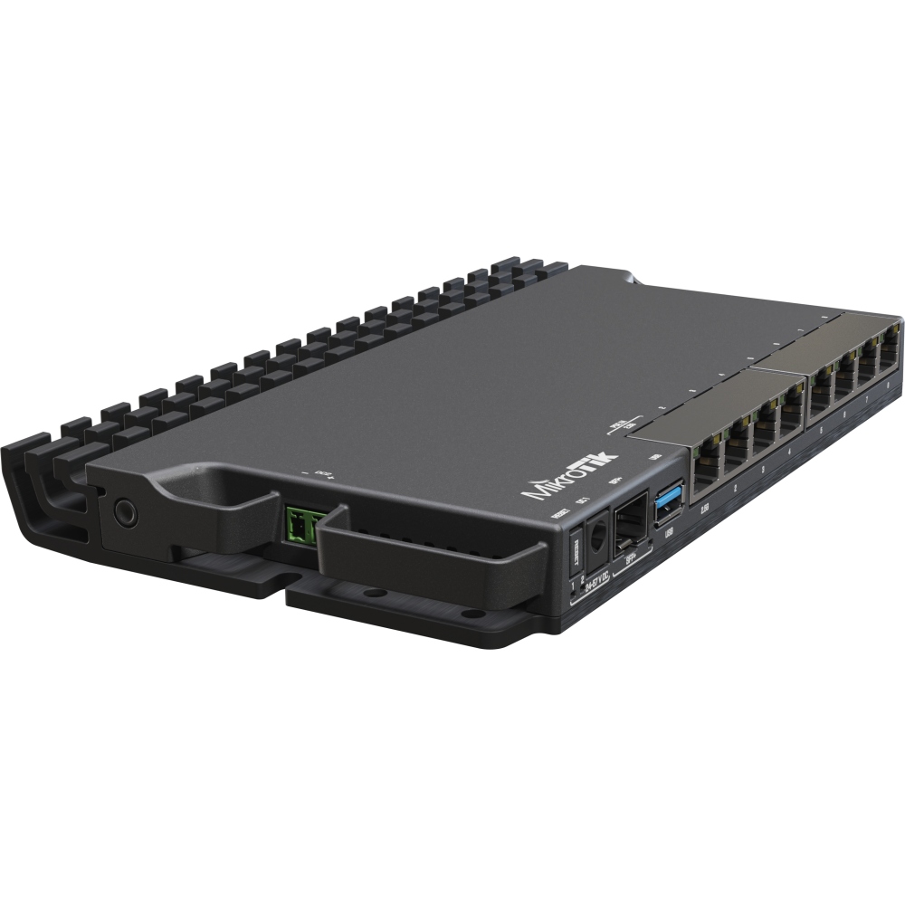 Роутер MikroTik RB5009UG+S+IN Роутер MikroTik RB5009UG+S+IN — Антенны, корпус и индикация