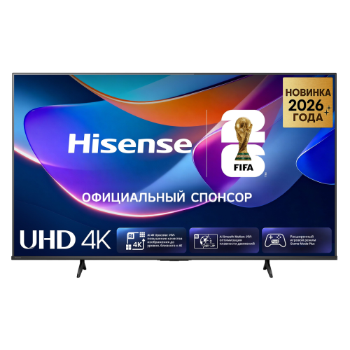 43" (108 см) Телевизор Hisense 43A6S черный