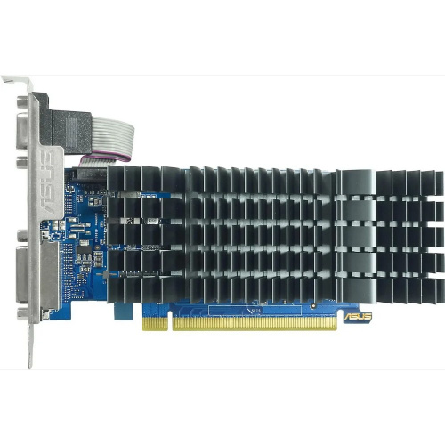 Видеокарта Asus Nvidia GeForce GT 710 2Gb (GT710-SL-2GD5-BRK-Evo) PCI-E 64bit GDDR5 954/5012 DVIx1 HDMIx1 CRTx1 HDCP Ret low profile