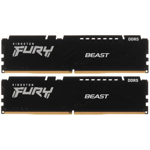 Оперативная память Kingston FURY Beast Black [KF556C36BBE2K2-64] 64 ГБ