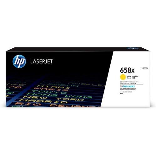 Картридж лазерный HP 658X W2002X желтый (28000стр.) для HP CLJ Enterprise M751