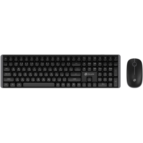 Клавиатура + мышь OKLICK S315W черный