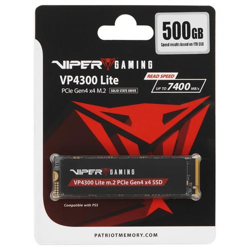 500 ГБ M.2 NVMe накопитель Patriot Viper VP4300 Lite [VP4300L500GM28H]