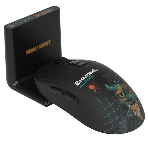 Мышь беспроводная/проводная A4Tech Bloody R72 Ultra Duo [R72ULTRADUORENEGADEMIDNIGHT] черный