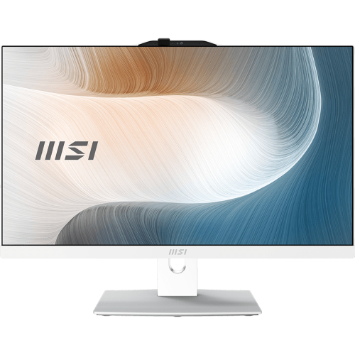 Моноблок MSI Modern AM242P 1M-1020XRU (9S6-AE0722-1020) 23.8" Full HD Core 7 150U (1.8) 16Gb SSD512Gb Graphics noOS GbitEth WiFi 120W клав. мышь белый