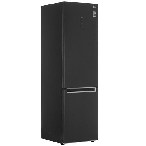 Холодильник с морозильником   LG GA-B509MBUM черный