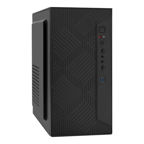 Корпус ExeGate BAA-303U-UNS350 EX299224RUS Minitower (mATX, БП UNS350 с вент. 12см, 2*USB+1*USB3.0, HD Audio, черный)