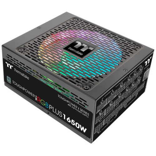 Блок питания Thermaltake Toughpower iRGB Plus (PS-TPI-1650F3FDTE-1) 1650W/Fully Modular/Riing Duo/Full Range/Digital/80 Plus Titanium/EU