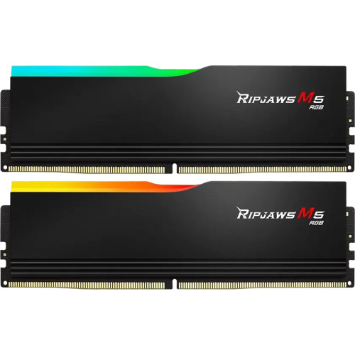 ОЗУ G.SKILL Ripjaws M5 RGB (F5-6400J3239F48GX2-RM5RK) 96GB (2x48GB) DDR5 6400MHz CL32 (32-39-39-102) 1.35V / Black