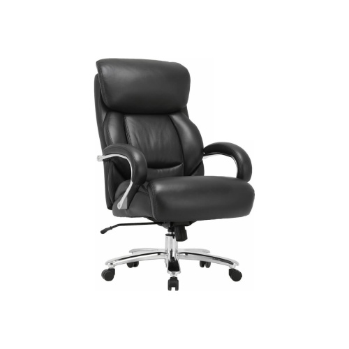 Кресло руководителя BRABIX Premium Pride HD-100 (531940) из натуральной кожи, черное