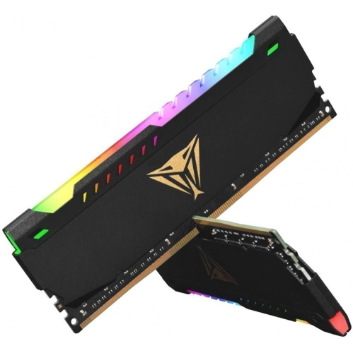 ОЗУ Patriot Memory DDR 4 DIMM 64Gb (32Gbx2) PC25600, 3200Mhz, CL18, PATRIOT Viper Steel RGB (PVSR464G320C8K) (retail)