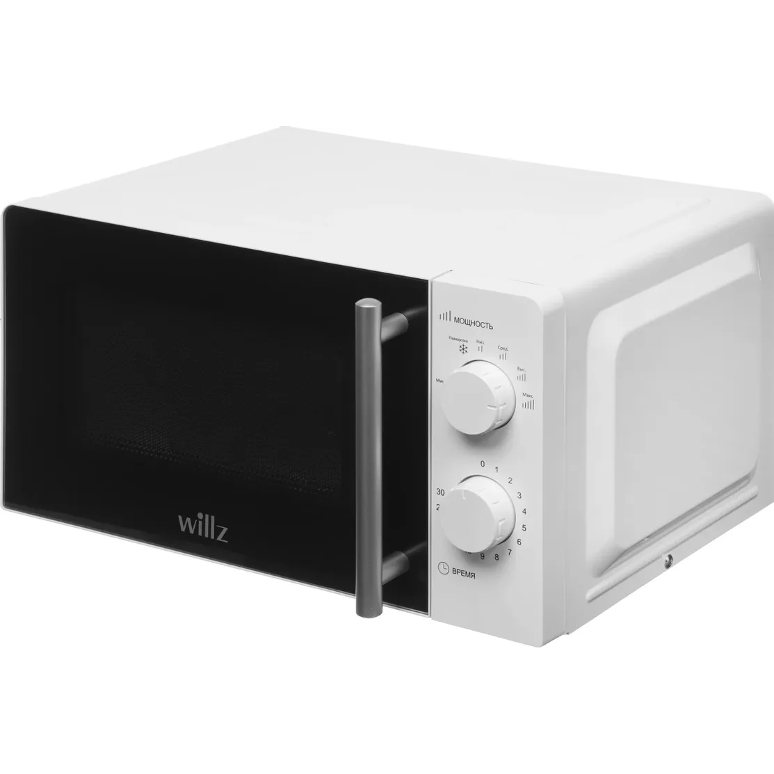 Микроволновая печь WILLZ MOS-1706MW белый — фотография 4