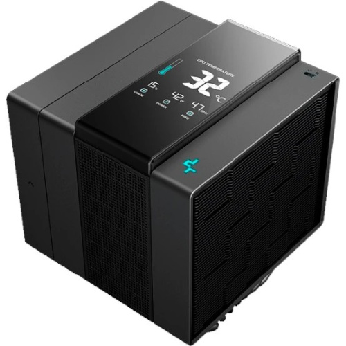Кулер DEEPCOOL Assassin IV VC Vision LGA20XX/1700/1200/115X/AM5/AM4 (TDP 300W, PWM, Dual Fan 140mm + 120mm, Dual Heatsink, 7 Heatpipe, Copper)