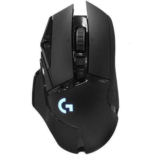 Мышь беспроводная/проводная Logitech G502 LIGHTSPEED [910-005571] черный