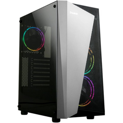 Корпус Zalman S4 Plus черный без БП ATX 5x120mm 2xUSB2.0 1xUSB3.0 audio bott PSU