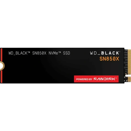 SSD Western Digital Black SN850X (WDS800T2X0E) M2.2280 PCIe 4.0 8Tb, 7200MBs/6600MBs, TBW 4800, 1 year