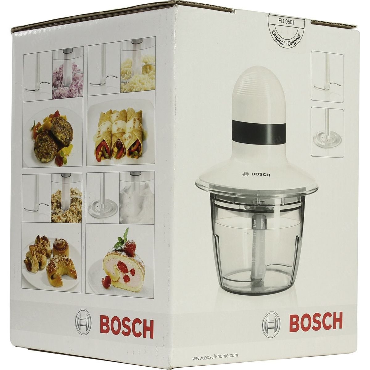 Измельчитель Bosch MMR08A1 белый/черный — фотография 2