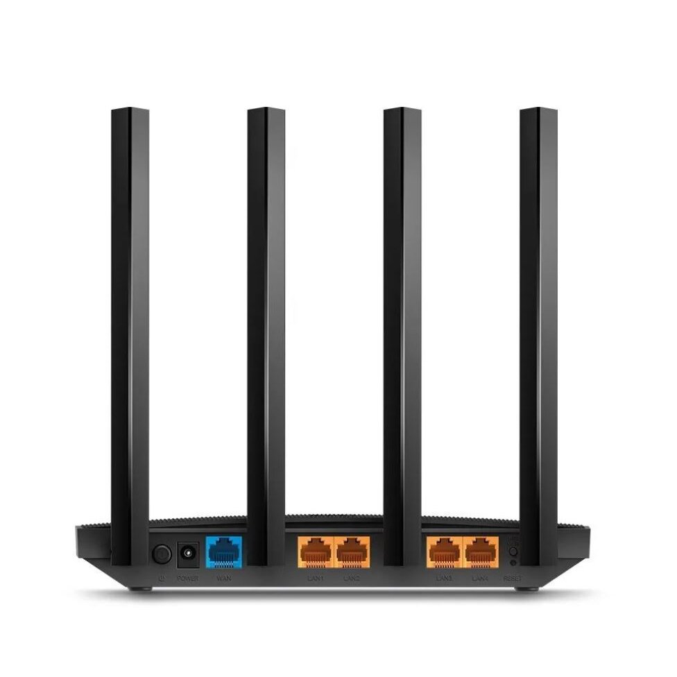 Роутер TP-Link Archer C6U черный Роутер TP-Link Archer C6U черный — Антенны, корпус и индикация