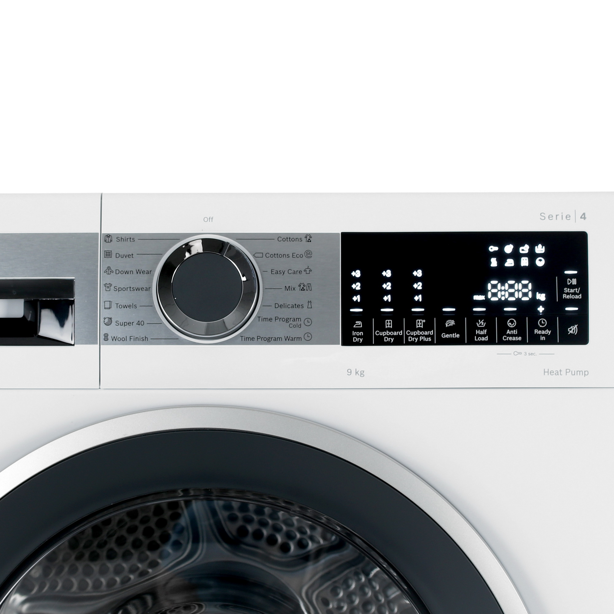 Сушильная машина Bosch WQG1420AME белый Сушильная машина Bosch WQG1420AME белый — Внешний вид с другого ракурса