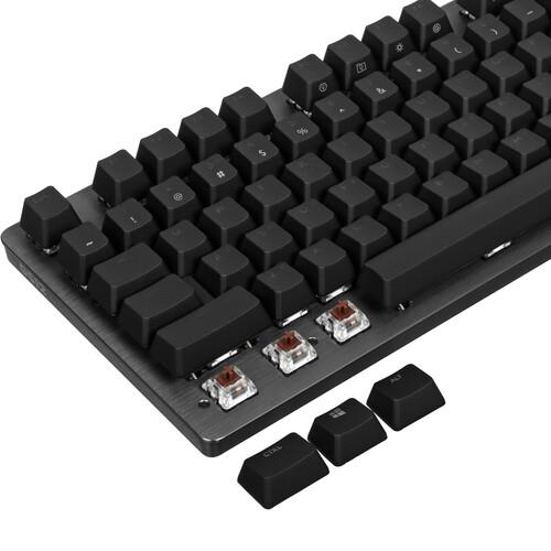 Клавиатура проводная Logitech G512 Carbon Клавиатура проводная Logitech G512 Carbon — Подсветка и детали исполнения