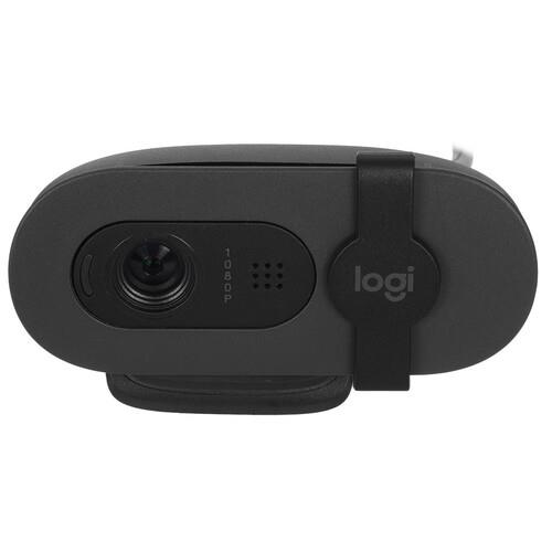 Веб-камера Logitech BRIO 100 Веб-камера Logitech BRIO 100 — Объектив, микрофоны и шторка