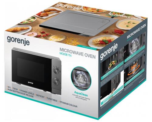 Микроволновая печь Gorenje MO20E1T4 серый Микроволновая печь Gorenje MO20E1T4 серый — Дополнительный ракурс