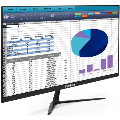 Монитор ExeGate EP2207T (EX300130RUS) SmartView черный