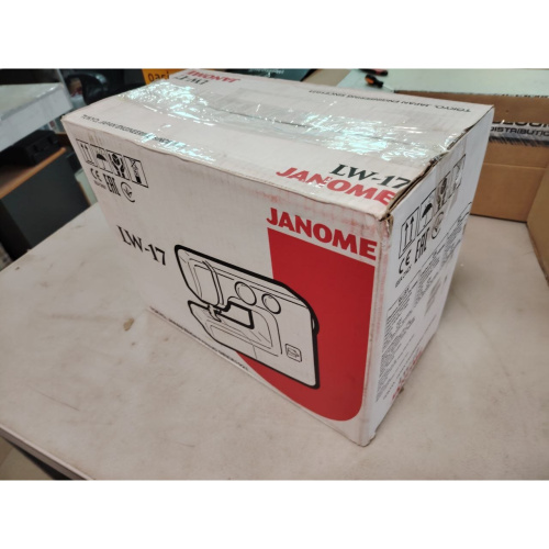 УЦ Швейная машина Janome LW-17 белый (плохая упаковка, нет гар.талона, пересборка оборудования)