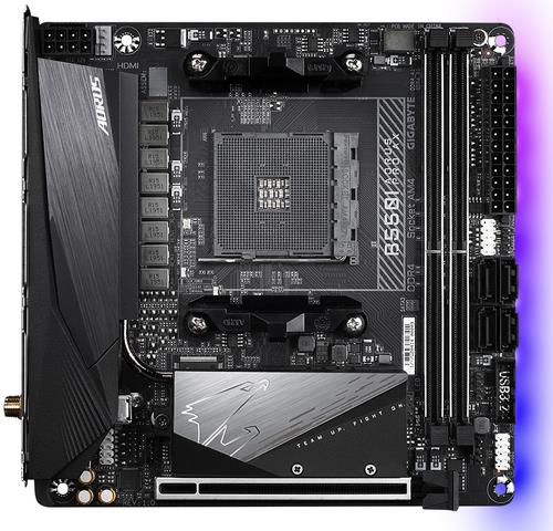 Материнская плата GIGABYTE B550I AORUS PRO AX