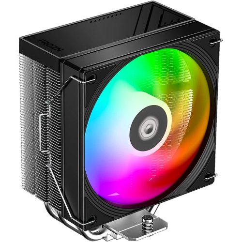 Кулер ID-COOLING Frozn A410 SE ARGB LGA1700/1200/115X/AM5/AM4 (TDP 180W, PWM, 4 тепл.трубки прямого контакта, ARGB Fan 120mm, черный) RET