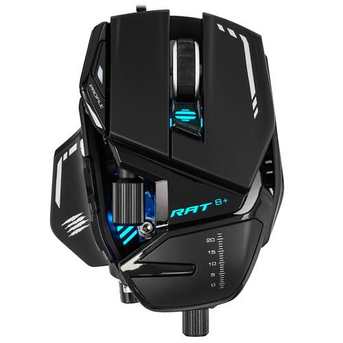 Мышь проводная Mad Catz R.A.T.8+ [MR05DCINBL000-0] черный