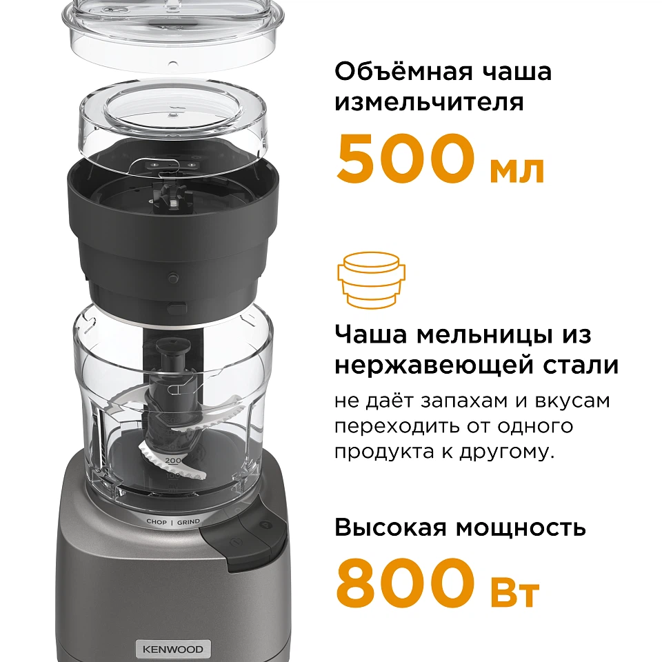 Измельчитель Kenwood CHP80.000SI — фотография 3