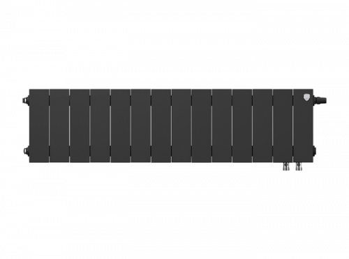 Биметаллический радиатор отопления  Royal Thermo Pianoforte 200 14 Секций Noir Sable Vdr
