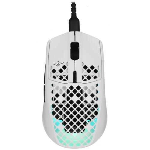 Мышь беспроводная/проводная SteelSeries Aerox 3 Snow 2022 [62608] белый