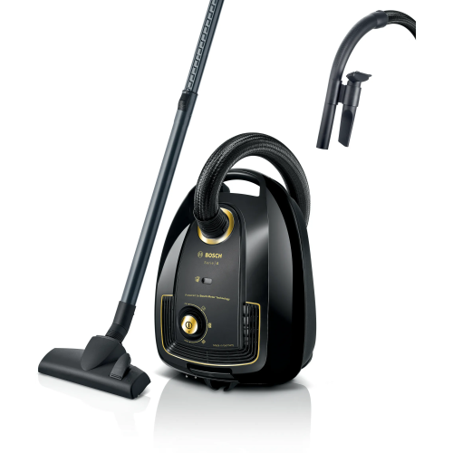 Пылесос Bosch BGL38GOLD черный/золотистый