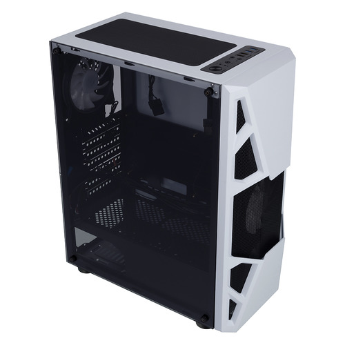 Корпус Formula CL-3303W RGB белый без БП ATX 6x120mm 2xUSB2.0 1xUSB3.0 audio bott PSU